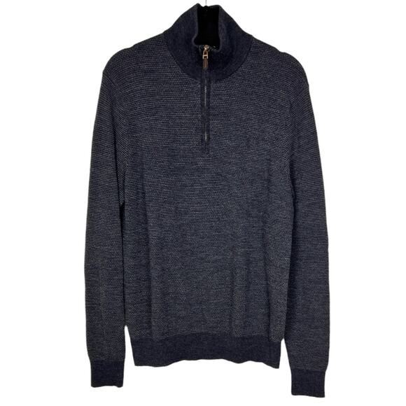 Polo Ralph Lauren Merino Wool Quarter Zip Sweater M - Picture 1 of 5